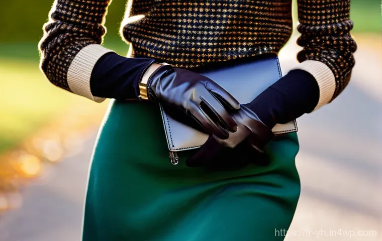 겨울철 캡슐 옷장 필수 아이템 - **Prompt:** An elegant woman, possibly in her late 20s or early 30s, is captured mid-stride on a cha...